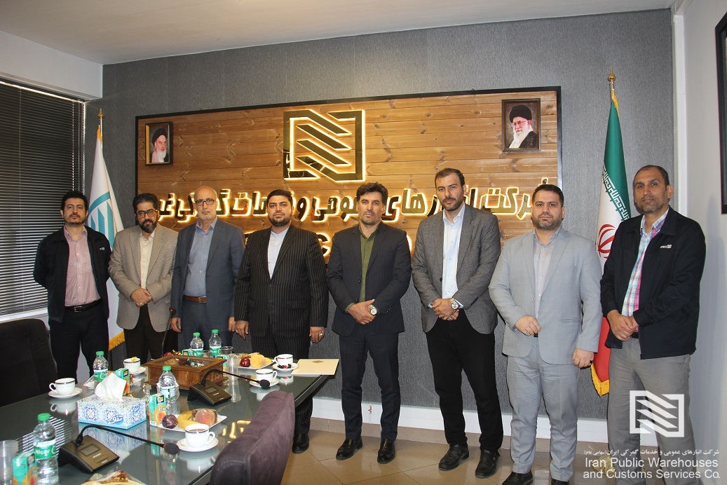 آیین معارفه سرپرست جدید حراست شرکت انبارهای عمومی و خدمات گمرکی غرب