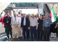 حضور بسیجیان شرکت انبارهای عمومی و خدمات گمرکی امام خمینی(ره) در رزمایش ۳۱۳ هزاری نفری جان‌فدایان 4