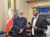 بازدید میدانی رئیس هیأت‌مدیره شرکت انبارهای عمومی و خدمات گمرکی ایران از شرکت تهران 10