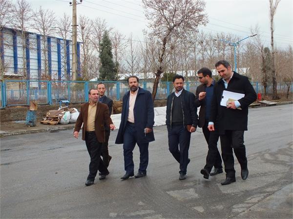 بازدید معاون عملیات و امور گمرکی شرکت انبارهای عمومی ایران از شرکت البرز قزوین